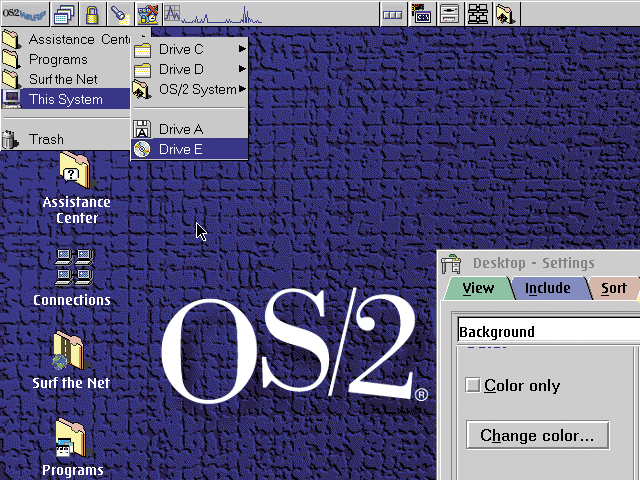 Рисунок 7. Лучший и, увы, последний интерфейс OS/2 Рисунок 7. Лучший и, увы, последний интерфейс OS/2